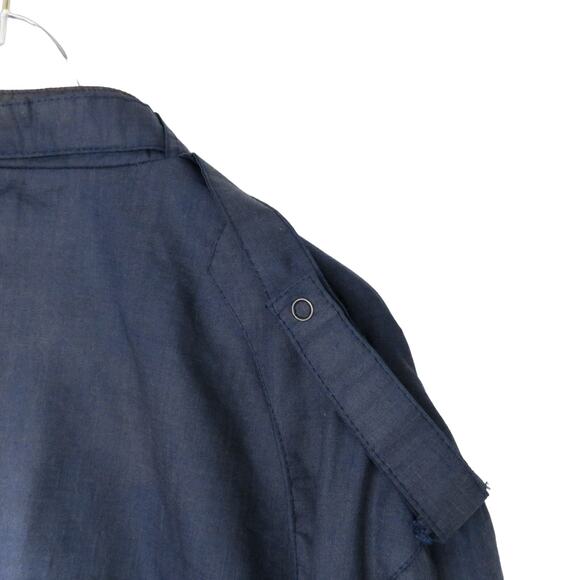 1990s Vintage Members Only Navy Blue Windbreaker Jacket Size EU 48 Medium - Picture 8 of 14